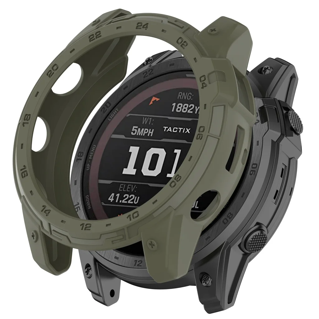 TPU Case Protective Cover Shell Accessories for Garmin Fenix 7X Pro Fenix 7s Pro Tactix 7 Garmin 7 watch screen protector case watch accessories watch case watch protective case watch cover watch protective cover tpu protective case bumper protective case