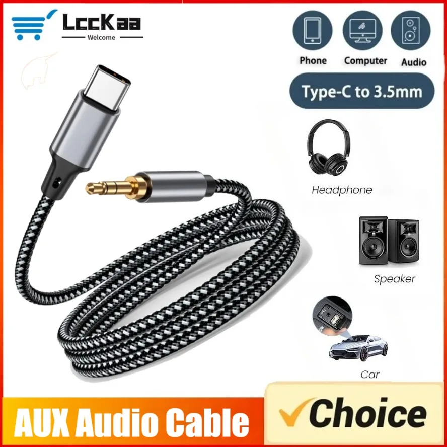 USB Type C to 3.5mm Audio Adapter Cable for Enhanced Sound Quality