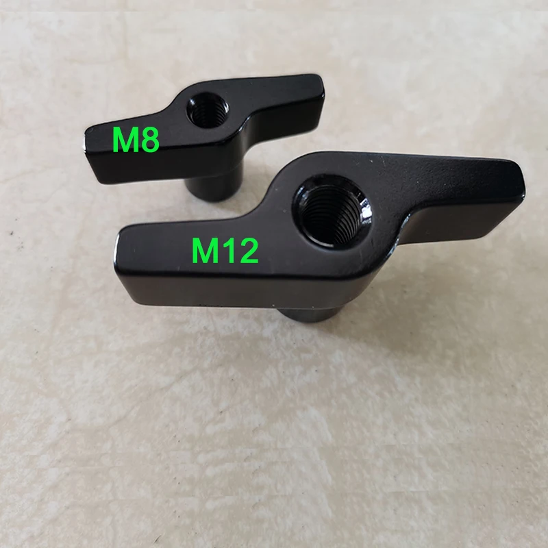 Morsetti A T M8 Per Lavorazione Legno - 2 Pezzi, Azione Rapida, Con Manopola In Plastica - Foto 10