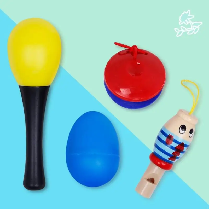583F Musical Instruments Toy, 8Pcs Percussion Instruments for Toddlers Children