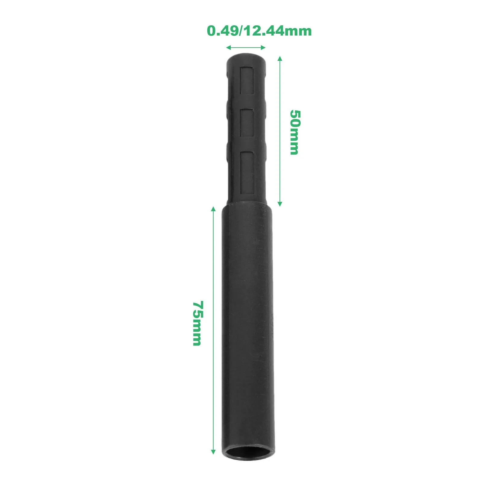 10Pcs Black Golf Club Carbon Fiber Extension Rods Kit Butt Extender Stick for Iron /Graphite Shaft Putter Golf Accessories 125mm 3