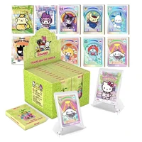 Hello Kitty Sanrio Kuromi Shining Cards My Melody Cinnamoroll Cartoon Collectible Game Trading Card Children Card bricksToy Gift 1