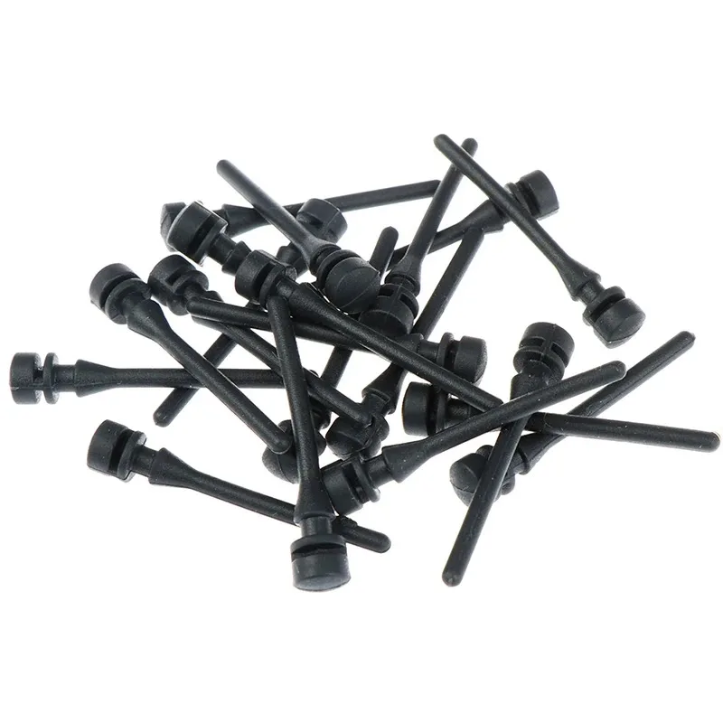 Screw Rubber Rivet Fan Noise Absorbtion Anti Vibration Mount Silicone Shock-absorbing Nails Black/White TEUCER 20/40Pcs rubber rivet