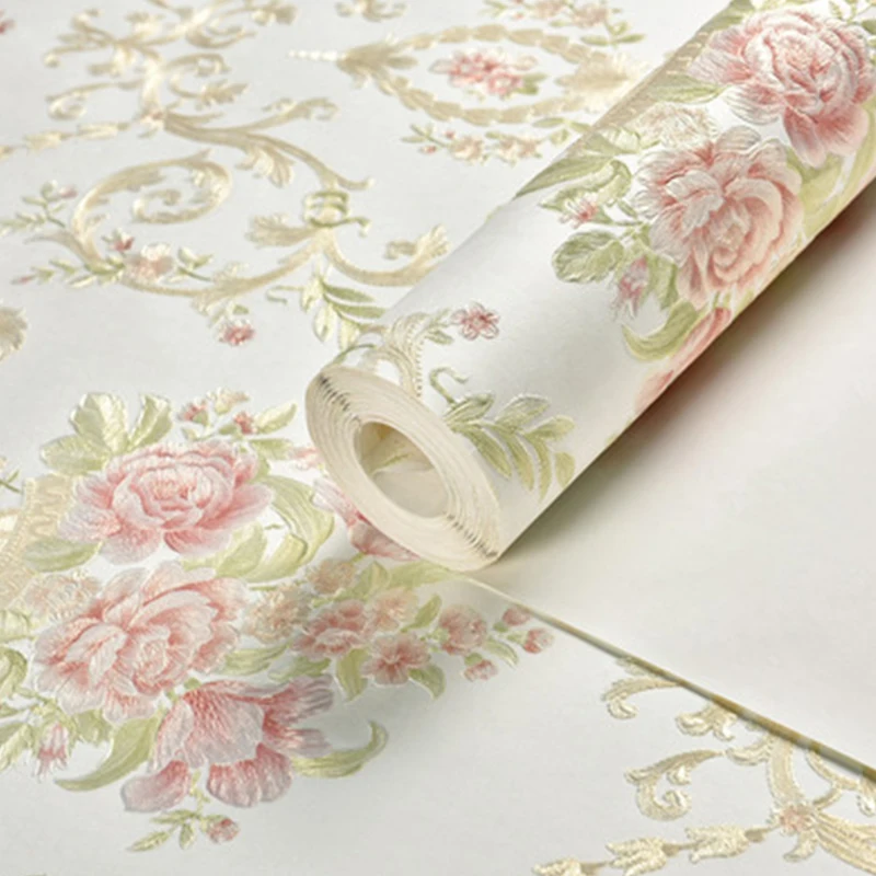 

Self-adhesive Modern Wallpaper Non-woven Decoration Pastoral Stickers Home Decor Living Room TV Background Wallpapers