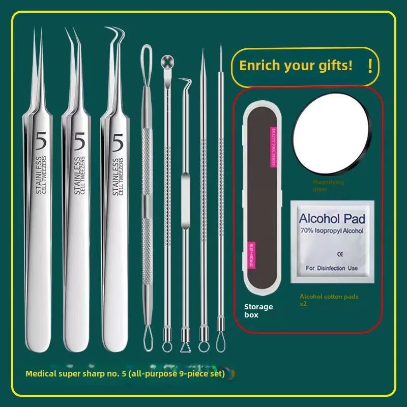 Cell clips to blackheads close acne needle beauty salon-specific pick-and-clean acne-specific tool kit