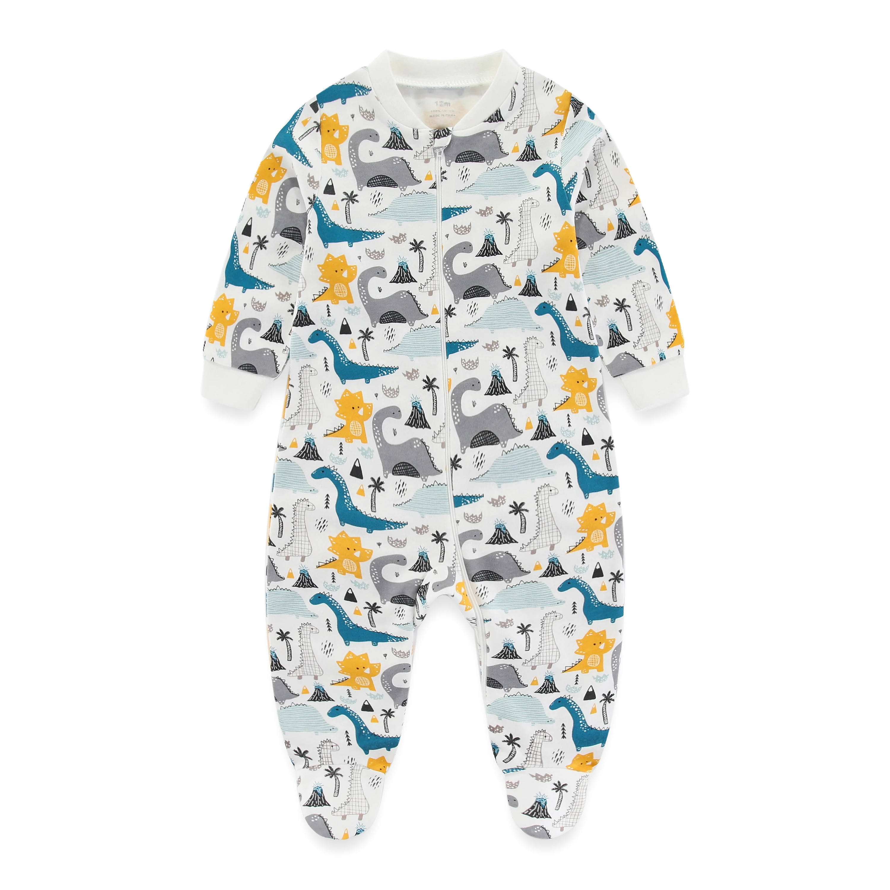 

Kiddiezoom Baby Boy Girl Rompers Newborn Long Sleeve Jumpsuits Cotton Soft Infant Clothes