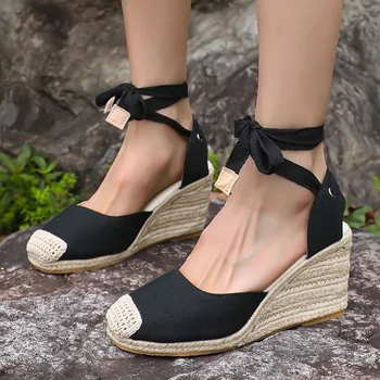 Woman's Sandals Women Summer Closed Toe Best Sandles form Woman High Heels Gladiator Sandalias Mujer