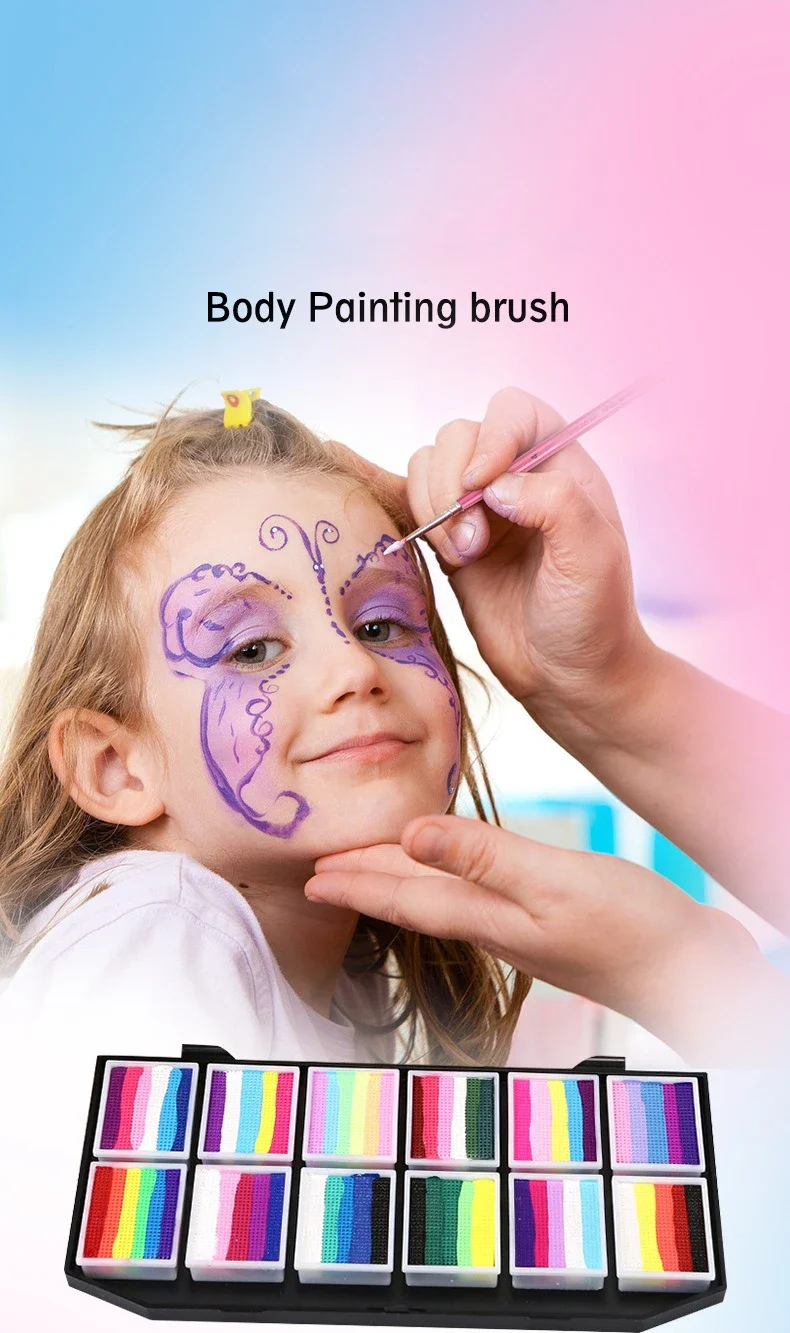 Set 4 Pennelli Per Bambini - Ideali Per Pittura E Disegno - Setole Di Maiale - Colorati