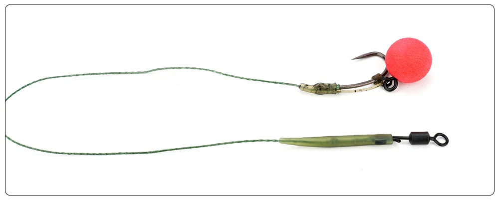 Hirisi 20 Stück Karpfenangeln Gummihülsen Anti Tangle Fishing Terminal Tackle AH005 Karpfenangeln Zubehör – Detail 4