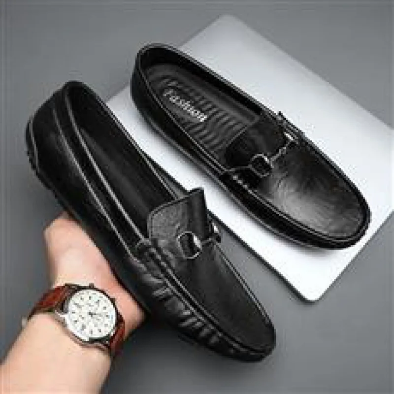 

Мужские летние туфли из натуральной кожи, в британском стиле