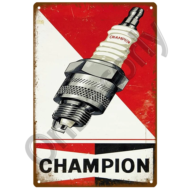 Retro Decor Auto Parts Sign Vintage Tin Sign Metal Poster For Garage Workshop Car Parts Metal Sign Advertising Plate Wall Deocr