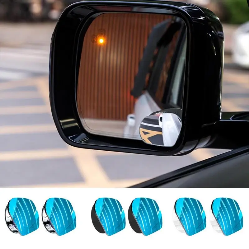 

2pcs Blind Spots Car Mirror Auto Adjustable Blind Spot Mirror Car Auxiliary Rearview Convex Mirror Glass Rearview Automotive