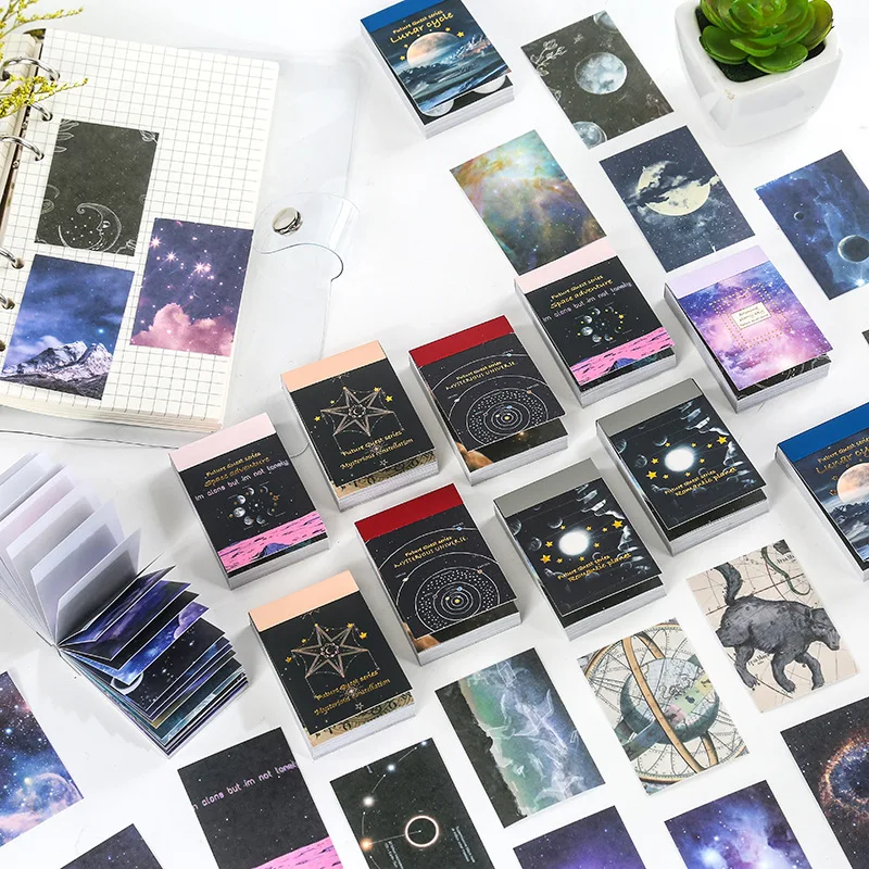 20sets/1lot Kawaii 편지지 스티커 cosmic starry sky 일기장 스티커 Craft Sticker