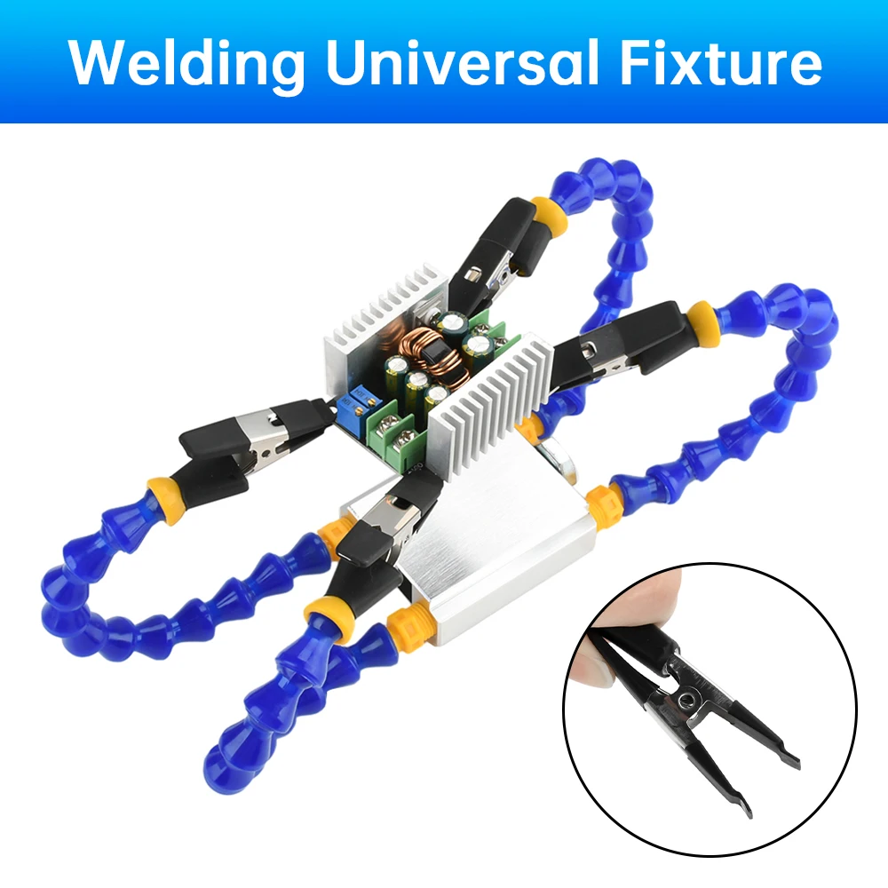 Octopus Soldering Helping Hands 2/3/4/5 Arms Bench Vise for T12 Soldering Table Fixture Iron Holder PCB Repair Tools