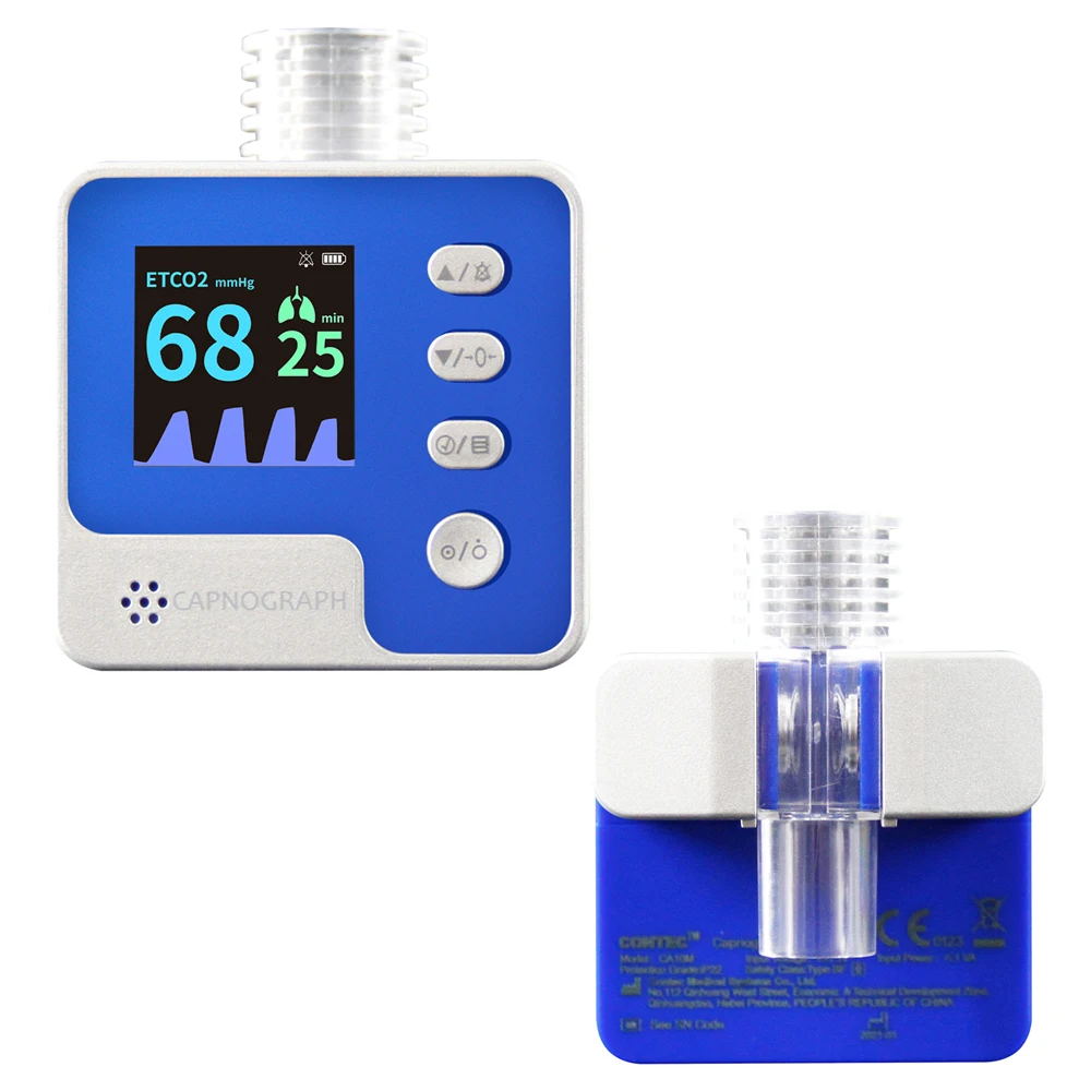 New Veterinary Capnograph Veterinary Monitor ETCO2 Sensor Monitor Connect Patien