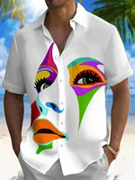 Nouveau Hawaii printemps/été mode loisirs rue marche touristique plage imprimé complet ouvert manches courtes bouton chemise, XS-5XL 2