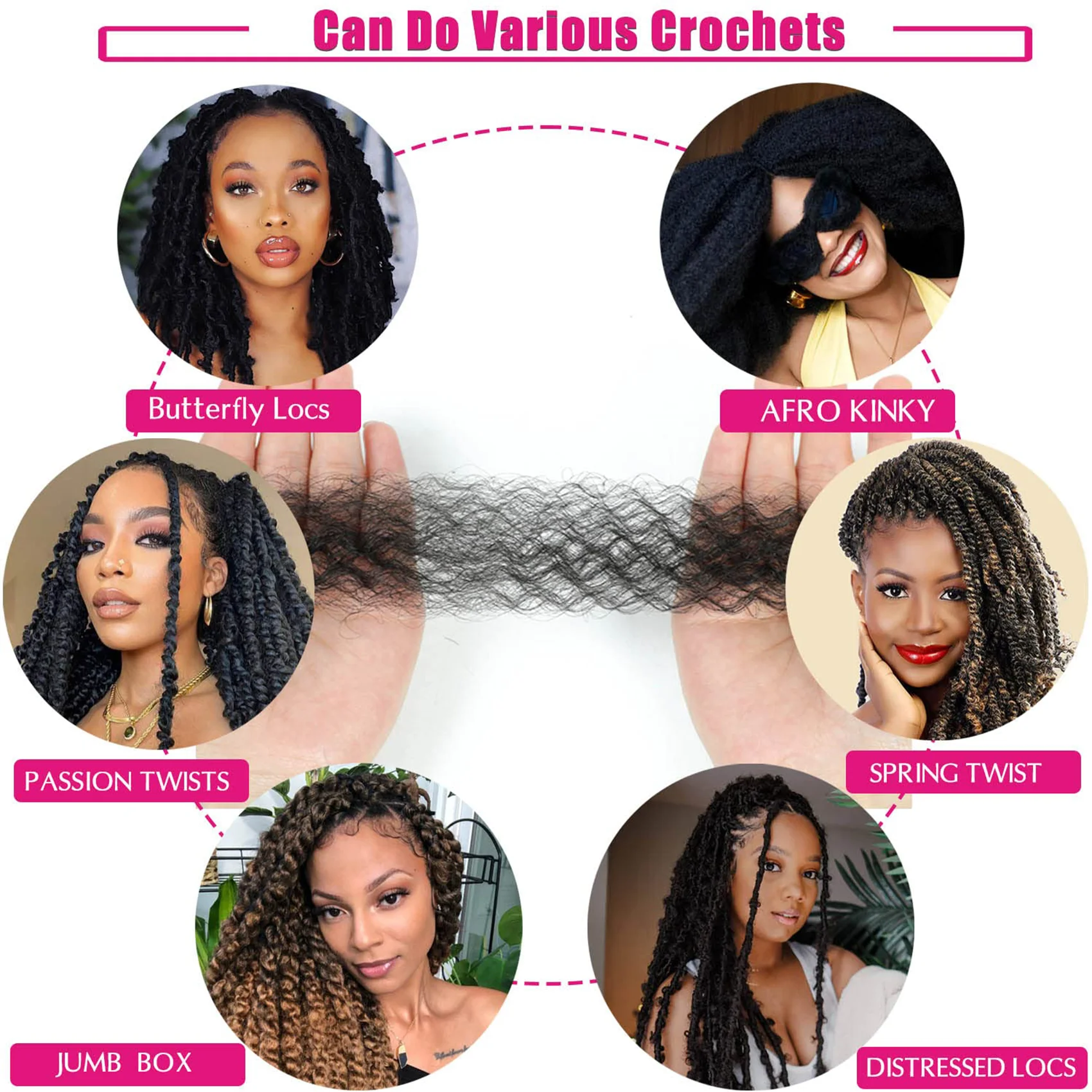 12 -30 Inch Afro Twist Twist Braiding Hair Springy Afro Twist Hair Pre Fluffed Spring Twist Hair For Soft Locs Synthetic Hair 6