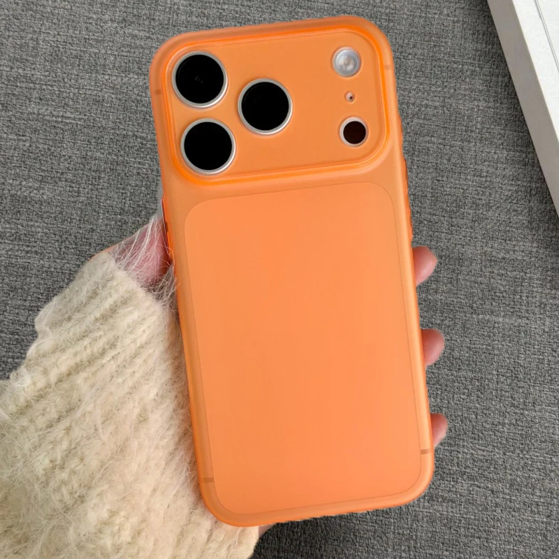 Ultra-Thin Slim Cooling Matte Transparent Shockproof TPU Glossy Case