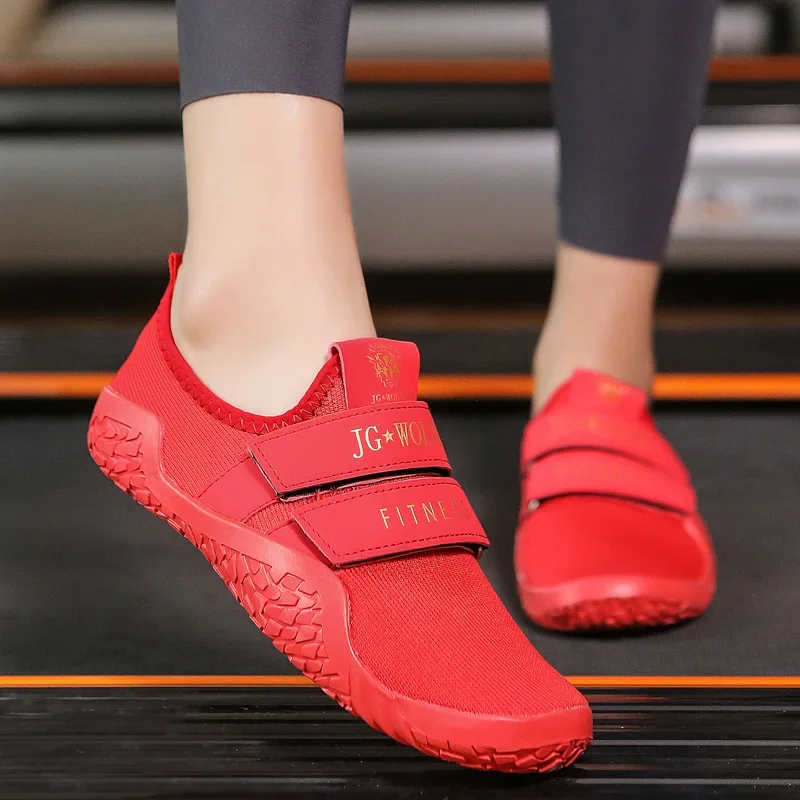 Indoor Fitness Squat Shoes Professional Deadlift Weightlifting Dumbbell Strength Training Shoes Anti-slip Breathable Gym