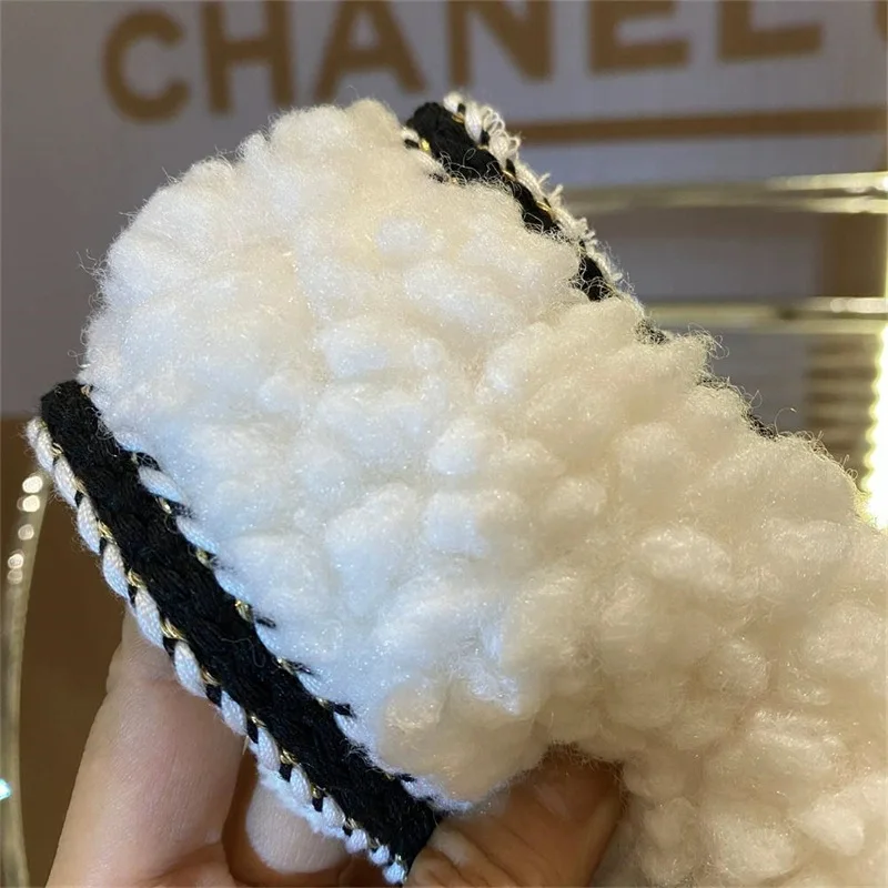 Weißer Mantel für Mädchen, Kinder-Samtweste, Herbst- und Winter-Oberbekleidung, geschüttetes Fleece, Kinder-Winterschleife, warme und dicke Lammwolle – Detail 9