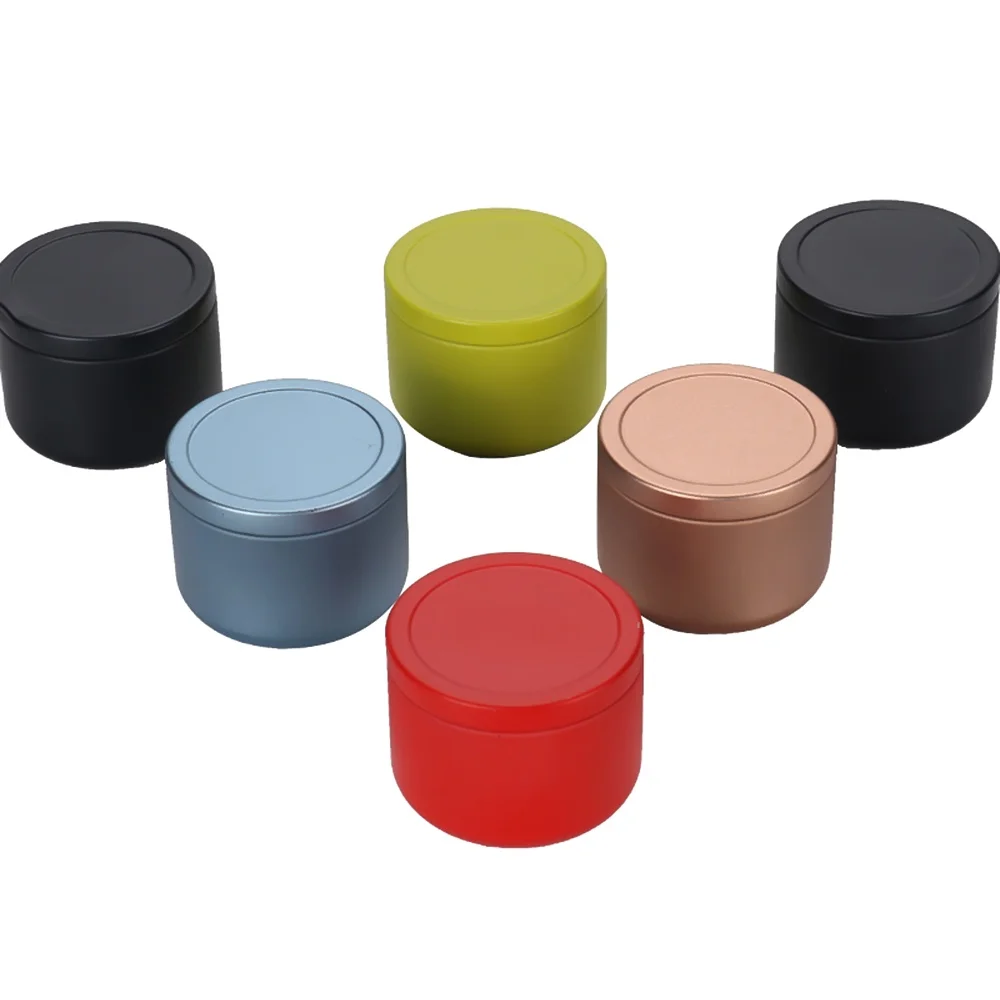 Travel Portable Flower Tea Packaging Sealed Cans Metal Trumpet Creative Black Tea Small Cans Tin Box tea tin box tea canister