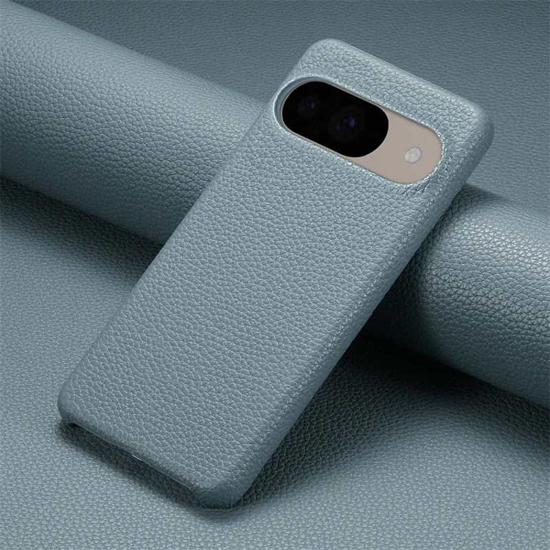 Luxury Soft Lychee Pattern Leather Shockproof Bumper Case Cover