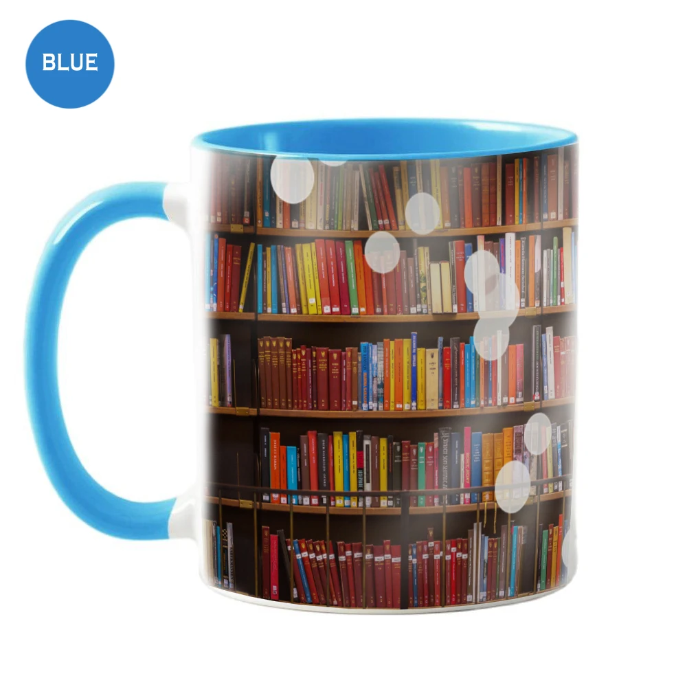 Tasse à café 3D pour bibliothèque, design spatial créatif, tasses à lait  d'étude, roman de bibliothécaire, cadeau de Noël pour les amis, les  amoureux des livres - AliExpress