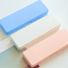 2Pcs/1set 19×6.4×2.5 Pencil Box Hard Pencil Case with Snap Tight Lid Plastic Stackable Design Office Supplies Storage Organizer 1
