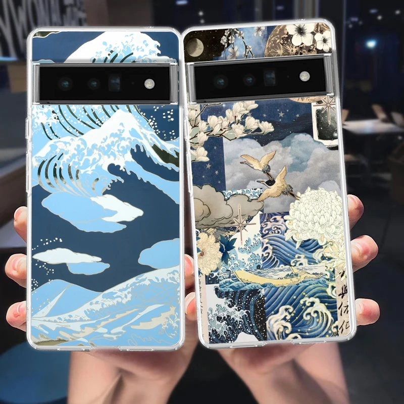 Clear TPU Soft Phone Case with Japan Tokyo Osaka Kanagawa Label Design
