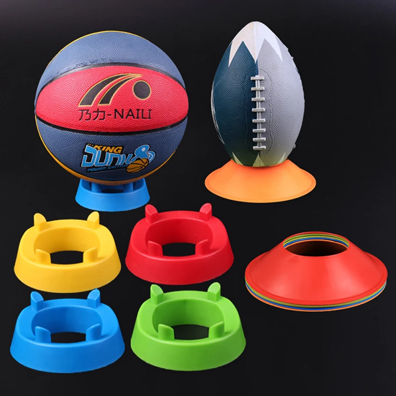 2022 Ball Stand Display Holder Rack Support Base For Football Rugby