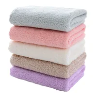 6 Colors Handkerchief Towels High Quality Coral Velvet Small Towel Solid Color Soft Thick 30*30cm For Adults Kids Hand Towels 1