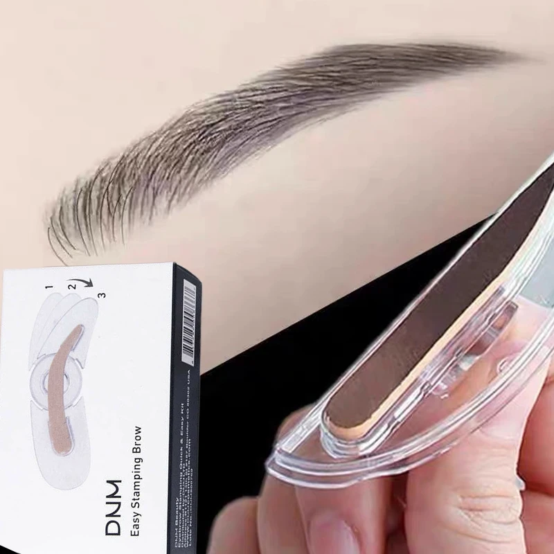 

Natural Arched Eyebrow Stamp Quick Makeup Brow Stamps Powder Pallette Eyebrow Powder Seal Best Selling Tatto Eyebrow