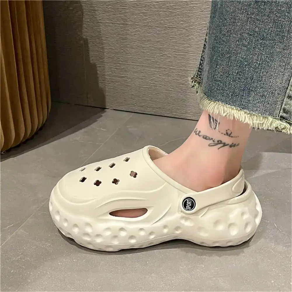 여성용 플랫폼 위장 부츠, 블루 샌들, 여성 신발, 휴식 슬리퍼, 스포츠 팩토리, 침실