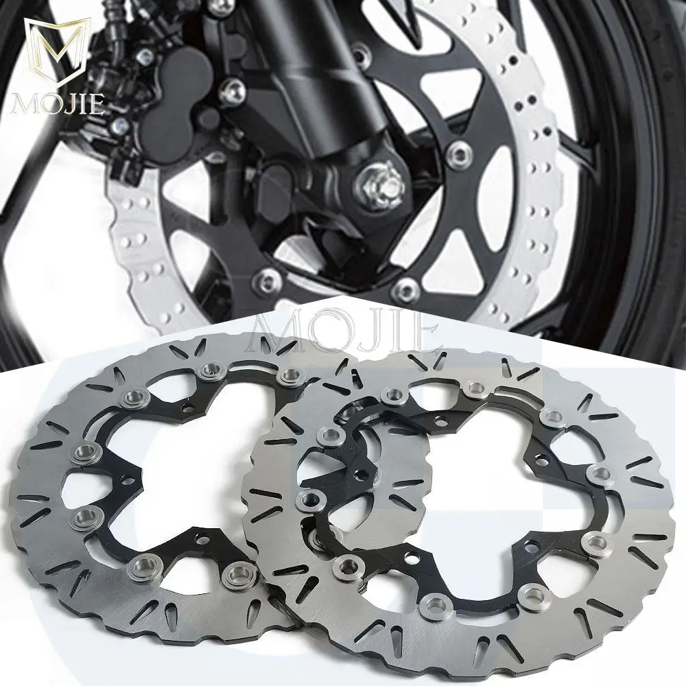 For Suzuki B-King 1300 Gsx1300 Bking Abs 2008-2011 Gsx-R Hayabusa 1300 2008-2014 Motors Flower Front Brake Disc Rotors Protector