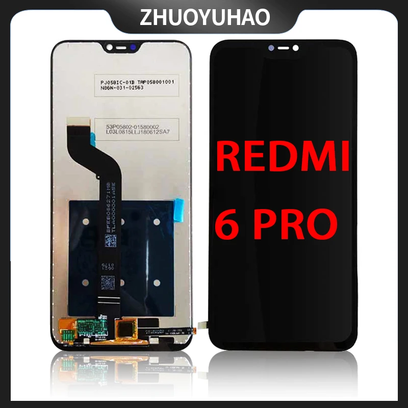 LCD Display Screen 5.84 for redmi 6 pro Replacement Touch Screen