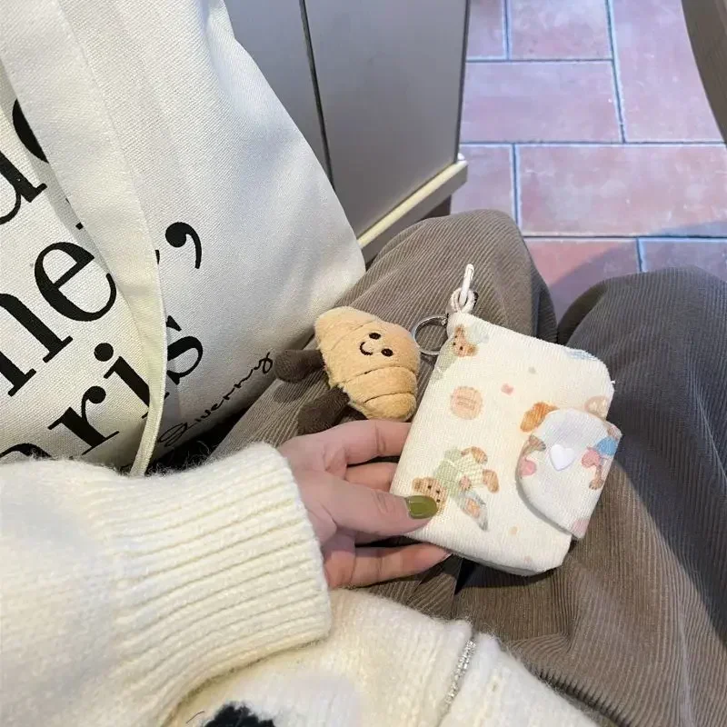 Card holder Coin purse Coin wallet 1 Piece Cute Cartoon Coin Purse Card Bag for Student Kawaii Animal Bear Wallet Card Bag Sweet Portable Mini Clutch for Girl