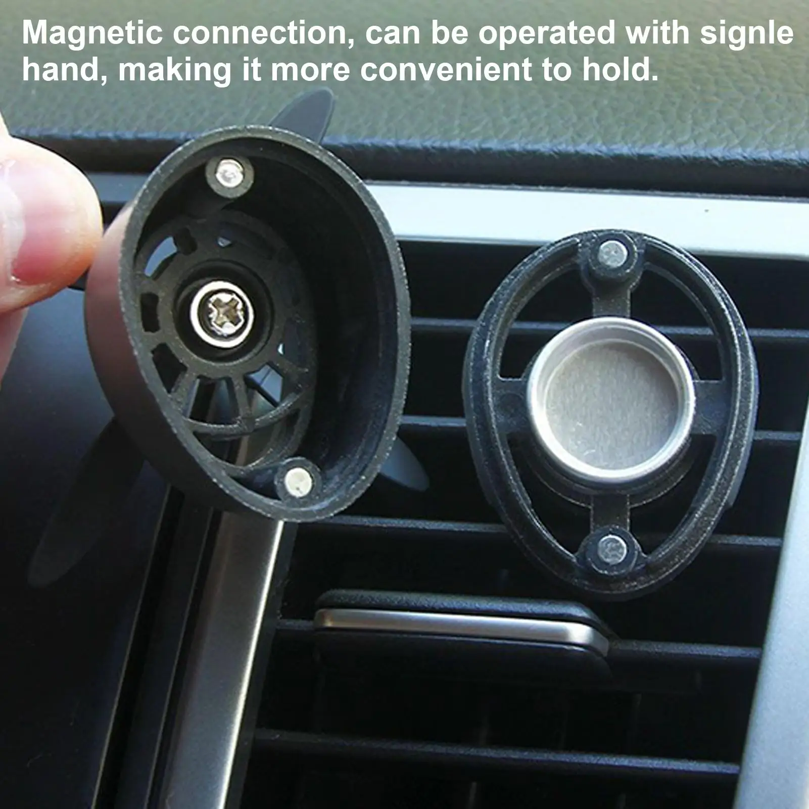 Deodorante per auto con clip rotante per bocchette di ventilazione, profumo a lunga durata, purificatore d'aria e deodorante per interni auto, SUV, berlina, camion, regalo._voghion.com