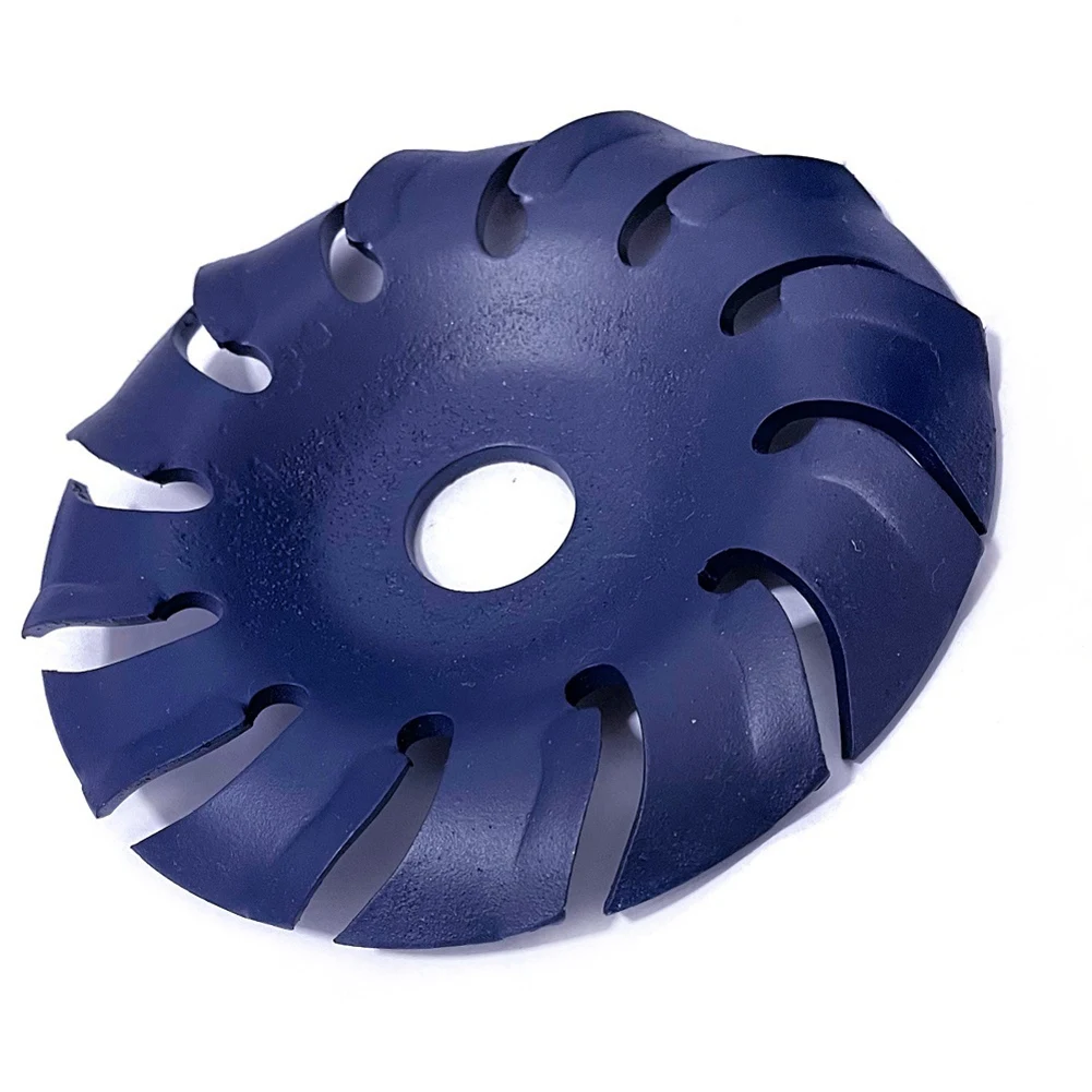 12 Teeth Wood Carving Disc 22mm Bore Grinder Wood Shaping Blade for 125 Angle Grinder Woodworking Tool