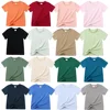 2025 Summer Kids Boys Girls T-shirt Solid Cotton Breathable Teenager Short Children Casual Shirt For 12M-9T Baby Korean Top 1