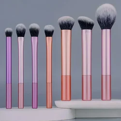 Premium 8-Piece Soft Synthetic Makeup Brush Set for Foundation, Blush, and Eyeshadow (Color-8pcs)