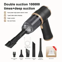 High Power Car Blower Vacuum, 2-in-1 Strong Suction & Blowing, Portable for Auto/Home Cleaning, Dust Removal from Seat/Mat/Trunk