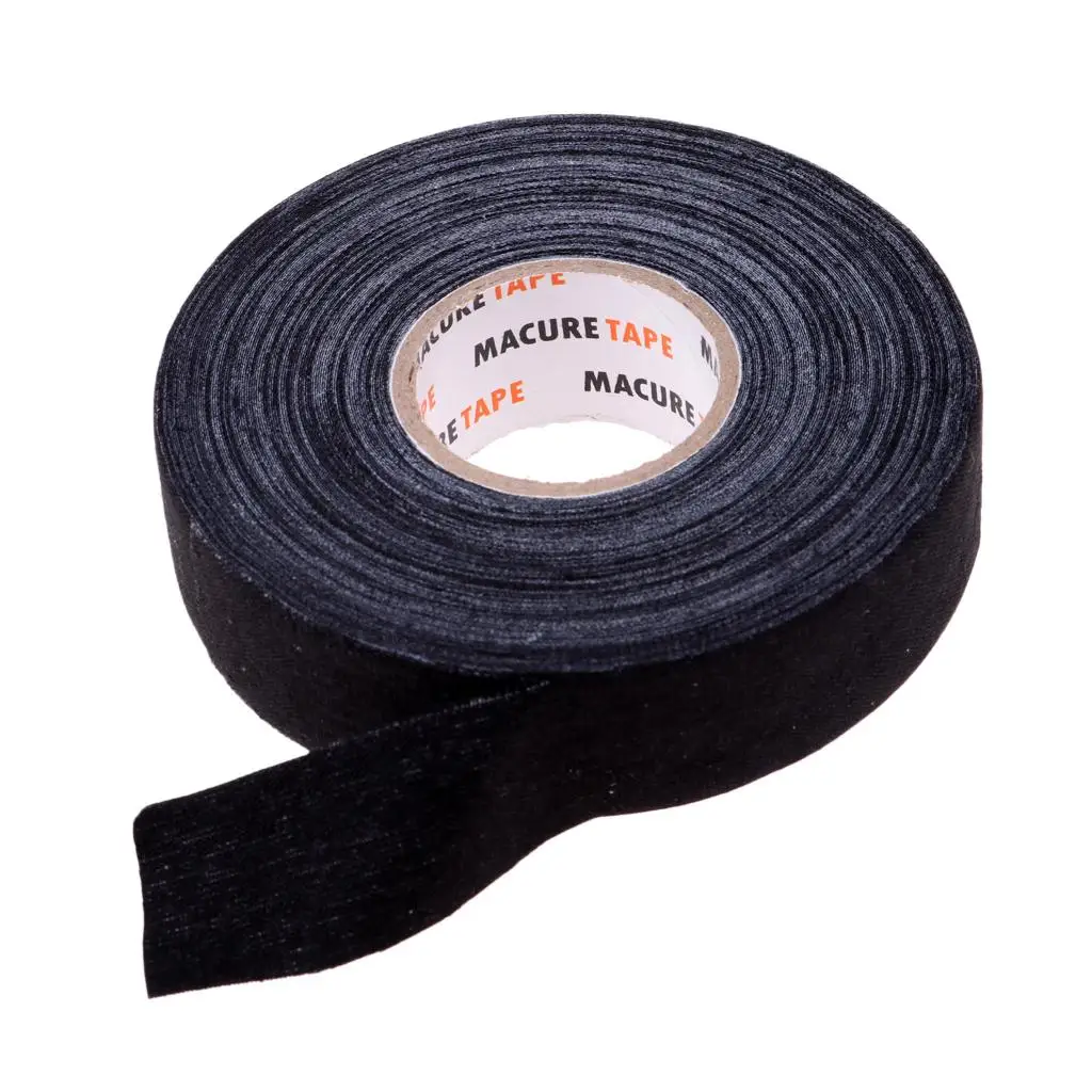 Cloth Hockey / tape Roll 25 Yds Long Waterproof Black, 22.5m x 2.5cm