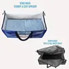 10 Pack Moving Bags, Moving Supplies, Moving Boxes, College Packing Storage Boxes with Lids Alternative, Dorm Space Saving 3