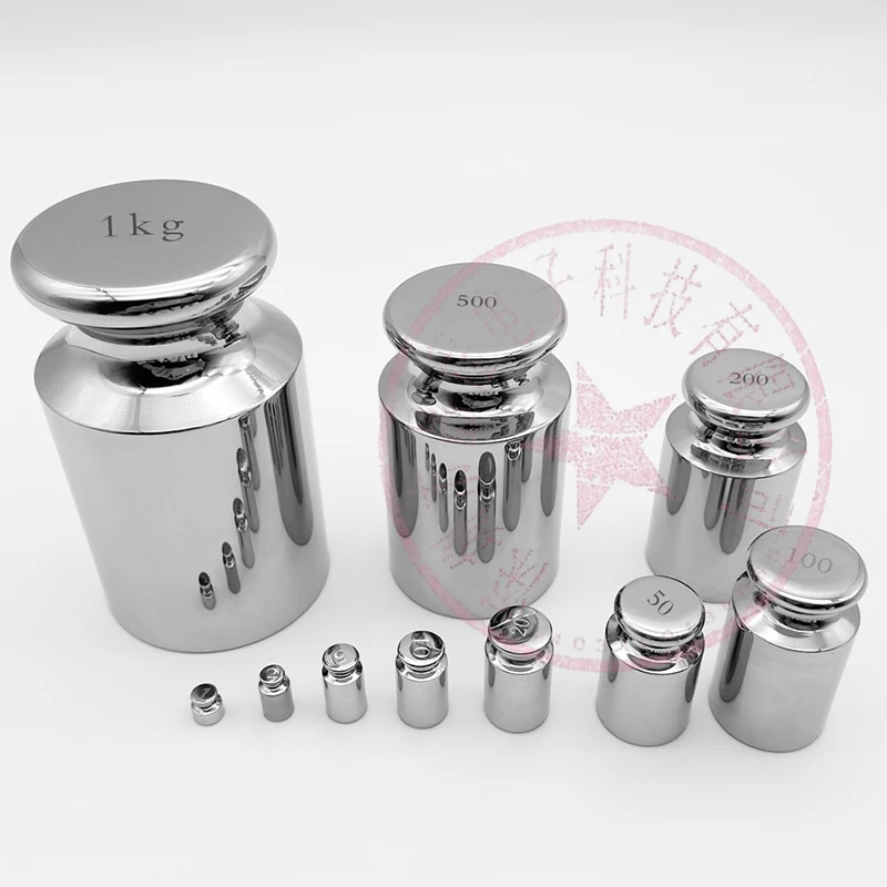 1kg 2kg 5kg F1 M1 grade Stainless steel Milligram Calibration Weight Set For Electric scale Balance Test