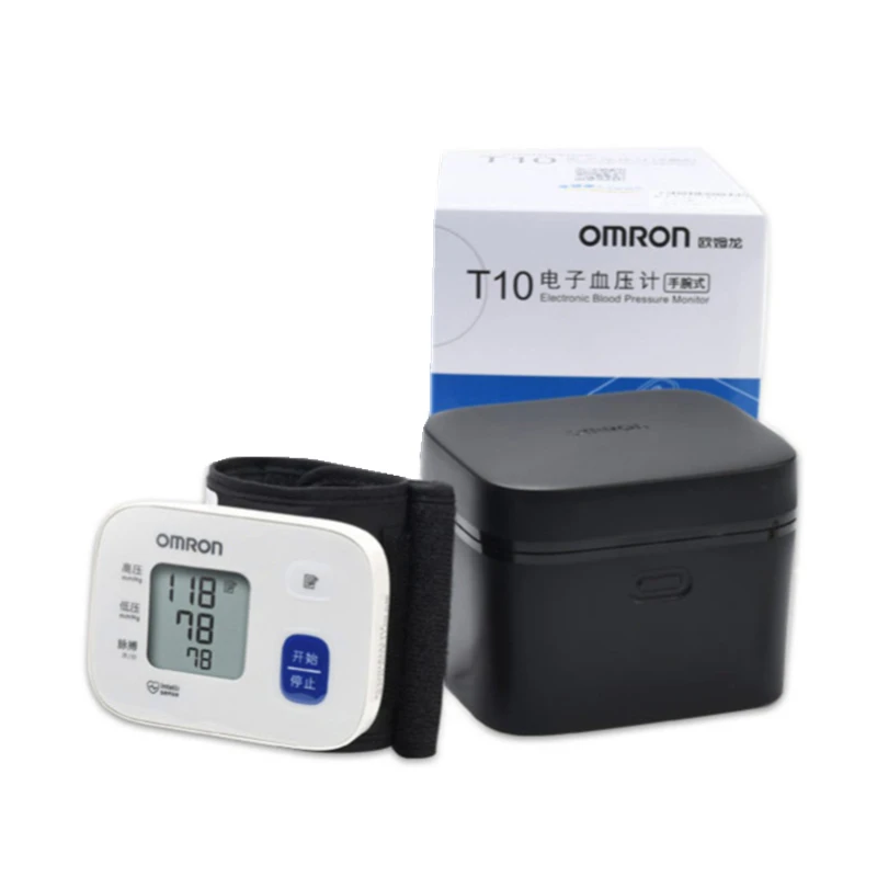 Omron T10 Portable Wrist Blood Pressure Monitor Digital Sphygmomanometer Detects Heart Rate Arrhythmia Pulse Meter blood pressure monitor blood pressure meter