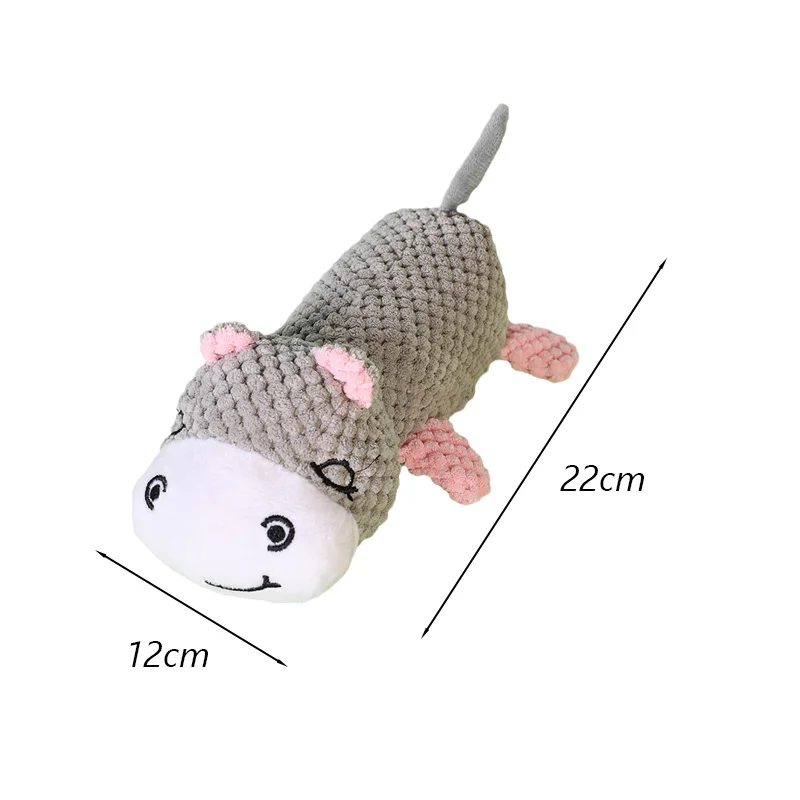 Adorable Plush Squeaky Chew Toys for Small Dogs - Teeth-Cleaning Pet Accessories