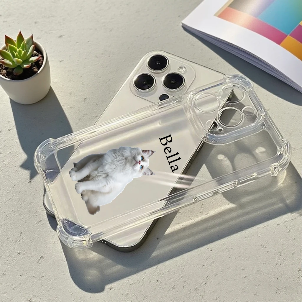 Capa Iphone Personalizada com Foto e nome Pet - Love Bichinho