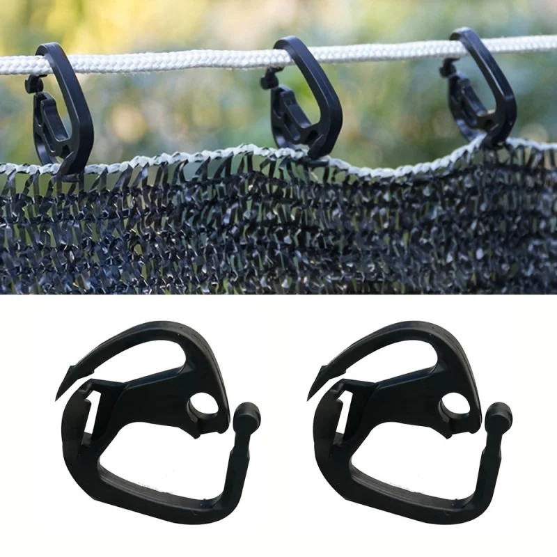 Shading Net Clips Fixed Grippers Extension Greenhouse Cloth Clip Hooks Agricultural Shading Outdoor Yard Buckles shade cloth clips 100pcs