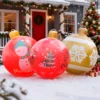 inflatable Christmas baubles Balls Large PVC Holiday Inflatables Decorated Ball 1