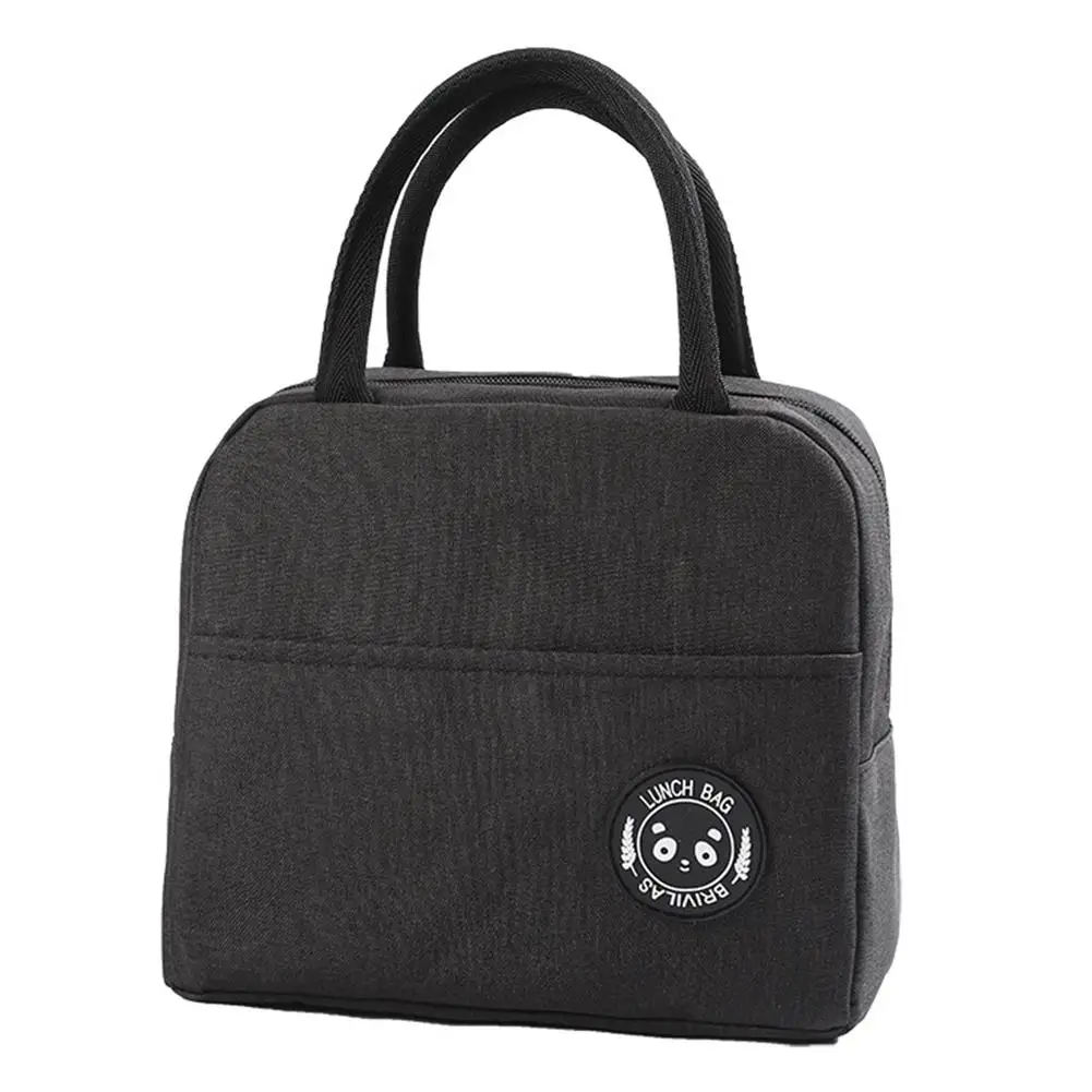 Lunchtasche mit dicker Aluminiumfolie, große, einfache, tragbare Bento-Tasche, Frischhalte- und Isoliertasche für Studenten, Camping, Büro – Detail 15